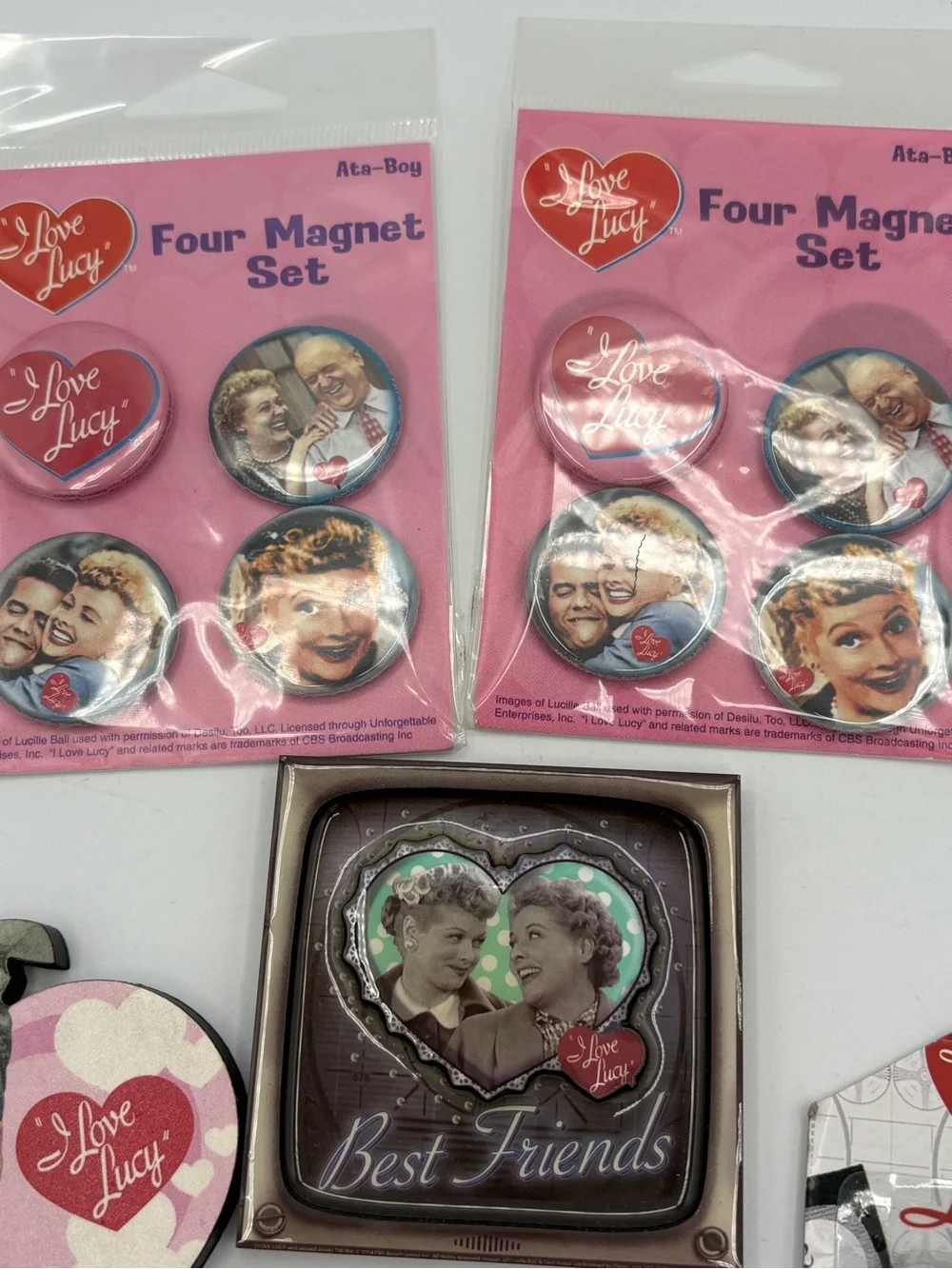 I Love Lucy Magnet Pens Pop Up Card Bundle Collection Stationary Party Office